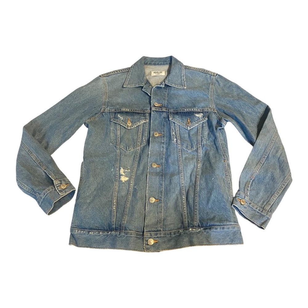 Agolde Light Blue Jean Jacket - Picture 2 of 7